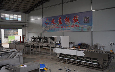 Guangzhou Jiuying Food Machinery Co.,Ltd linha de produção do fabricante