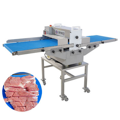 Máquina de corte de carne para transformar carne de porco fresca em cubos para produção de alimentos