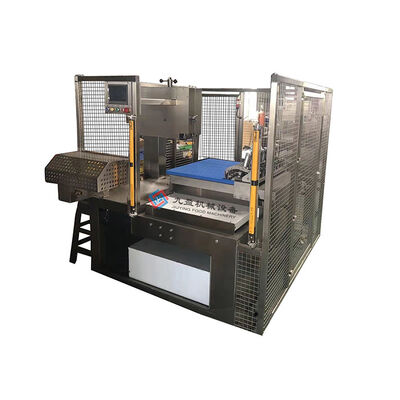 Sistema de corte único Máquina automática de serra de carne com tampa de proteção de aço inoxidável