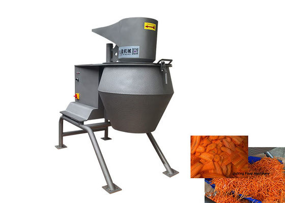 Grande entrada de alimentação da máquina industrial da retalhadora da cenoura 1.5KW