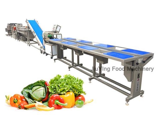 Máquinas de processamento industriais do vegetal 140mm/s com corte da secagem de lavagem