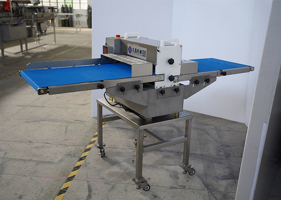 Máquina de corte do cubo das tiras da carne fresca com largura de alimentação do transporte 500mm