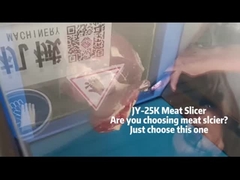 JY-25K Máquina de cortar carne congelada e controle de porções