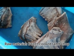 JYD-2550 Máquina automática de corte de carne de porco com saída de correia transportadora