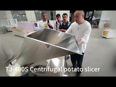 Máquina de raspagem de triturador de batatas centrífuga 1000 kg/h para processador de alimentos