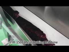 Máquinas de corte de carne de bovino industrial com saída por correia transportadora